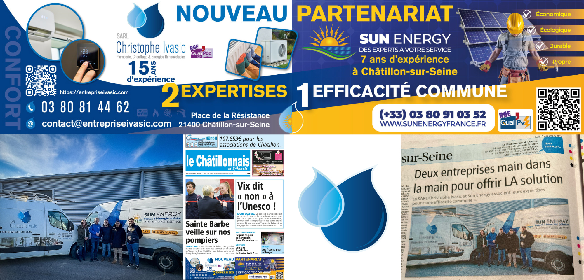 Réalisation encart pub